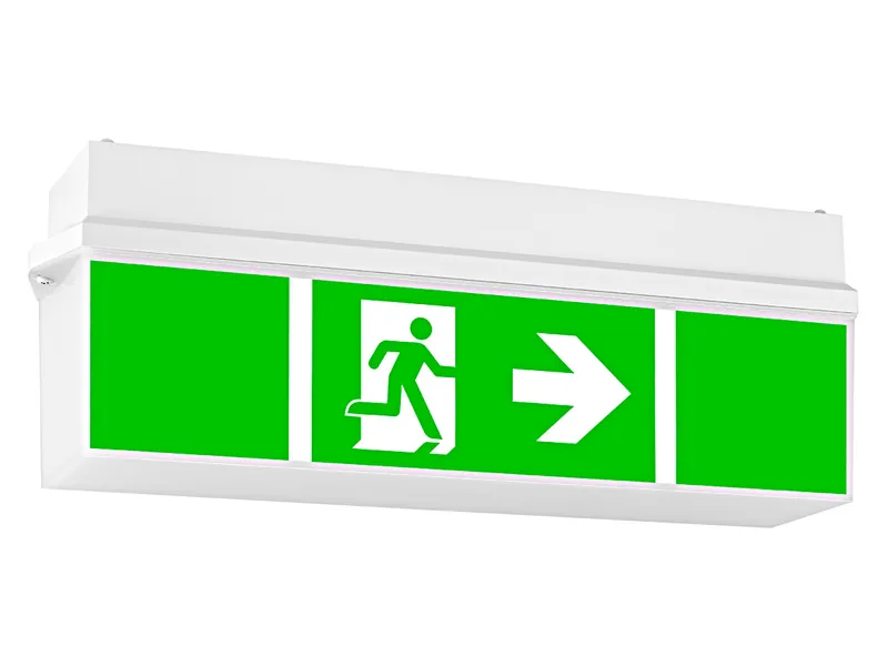 LED-Notleuchte mit Rettungszeichen